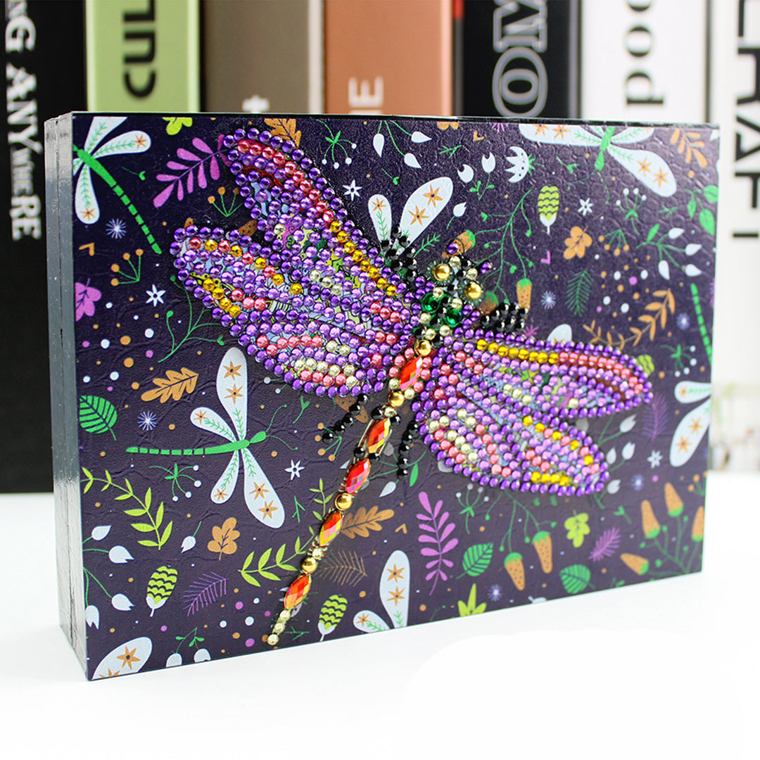 DIY special-shaped diamond painting dragonfly decoration resin jewelry box