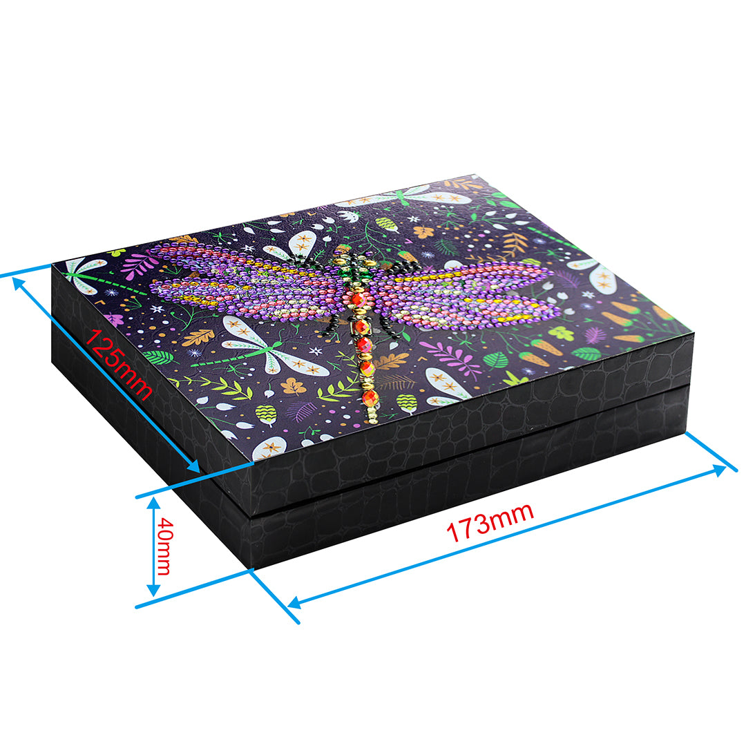 DIY special-shaped diamond painting dragonfly decoration resin jewelry box