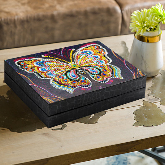 DIY special-shaped diamond painting butterfly decoration resin jewelry box