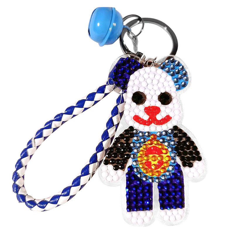 DIY Diamond Painting Keychain | Bearbrick