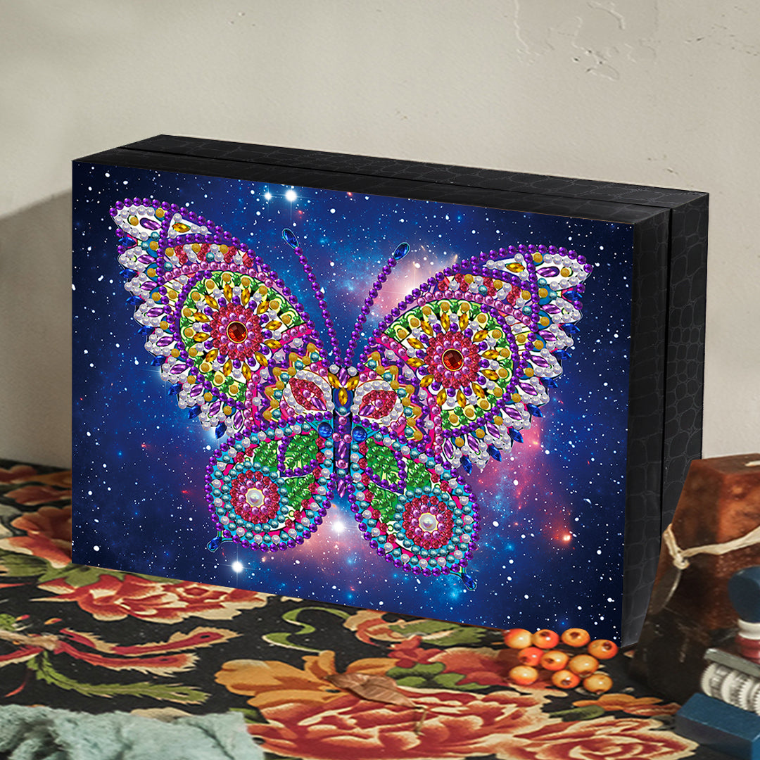 DIY special-shaped diamond painting butterfly decoration resin jewelry box