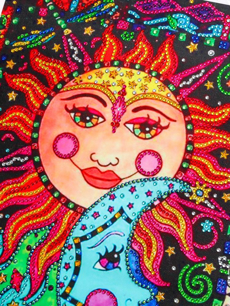 Sun and moon | Special Shaped Diamond Painting Kits