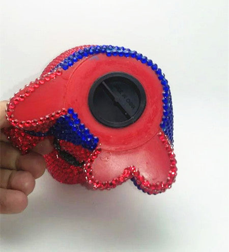 DIY Spiderman - Tirelire en strass avec strass en cristal (sans colle)