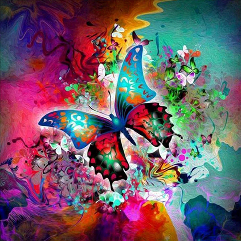 Gorgeous Butterfly  | Full Round Diamond Painting Kits