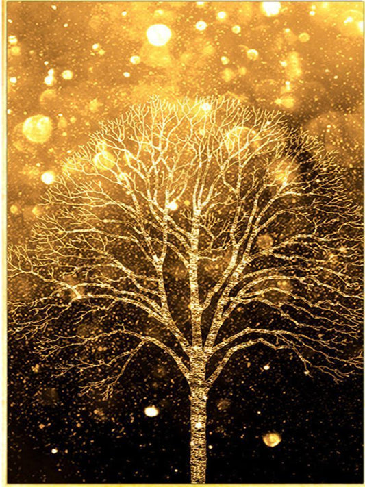 Golden tree | Full Round Diamond Painting Kits