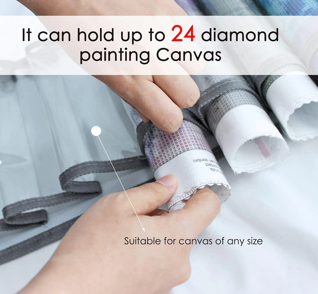Compartments Diamond Painting Canvas Storage Organizer | tool