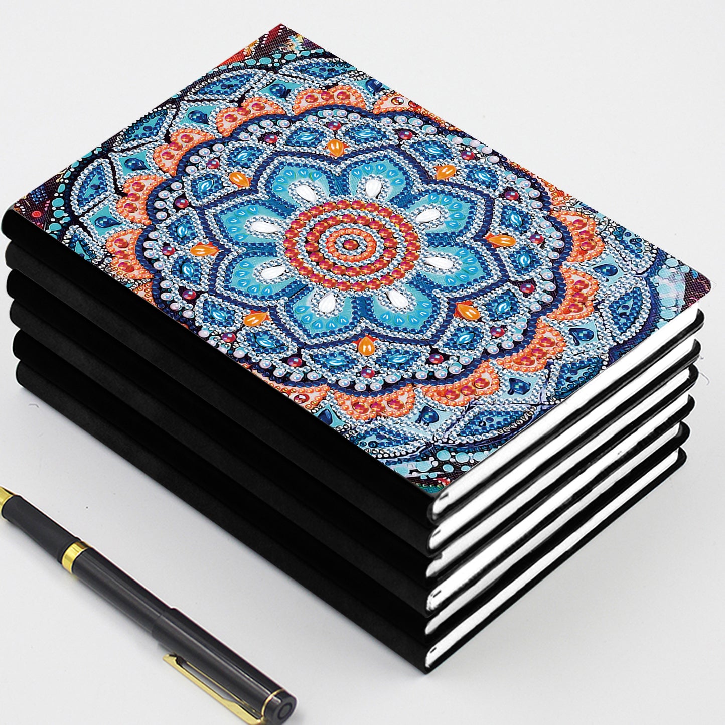 A5 5D Notebook DIY  Special Shape Rhinestone Diary Book | Mandala