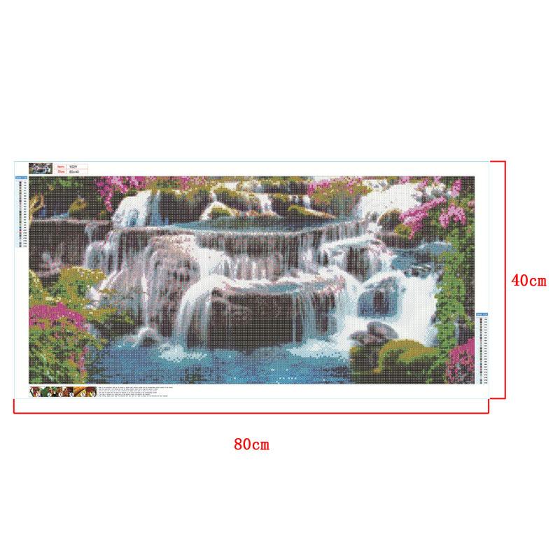 Forest Waterfall | Full Round Diamond Painting Kits