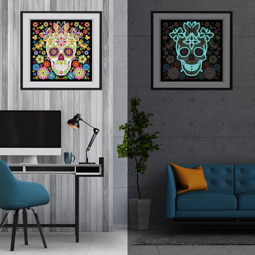 Skull | Luminous Diamond Painting Kits