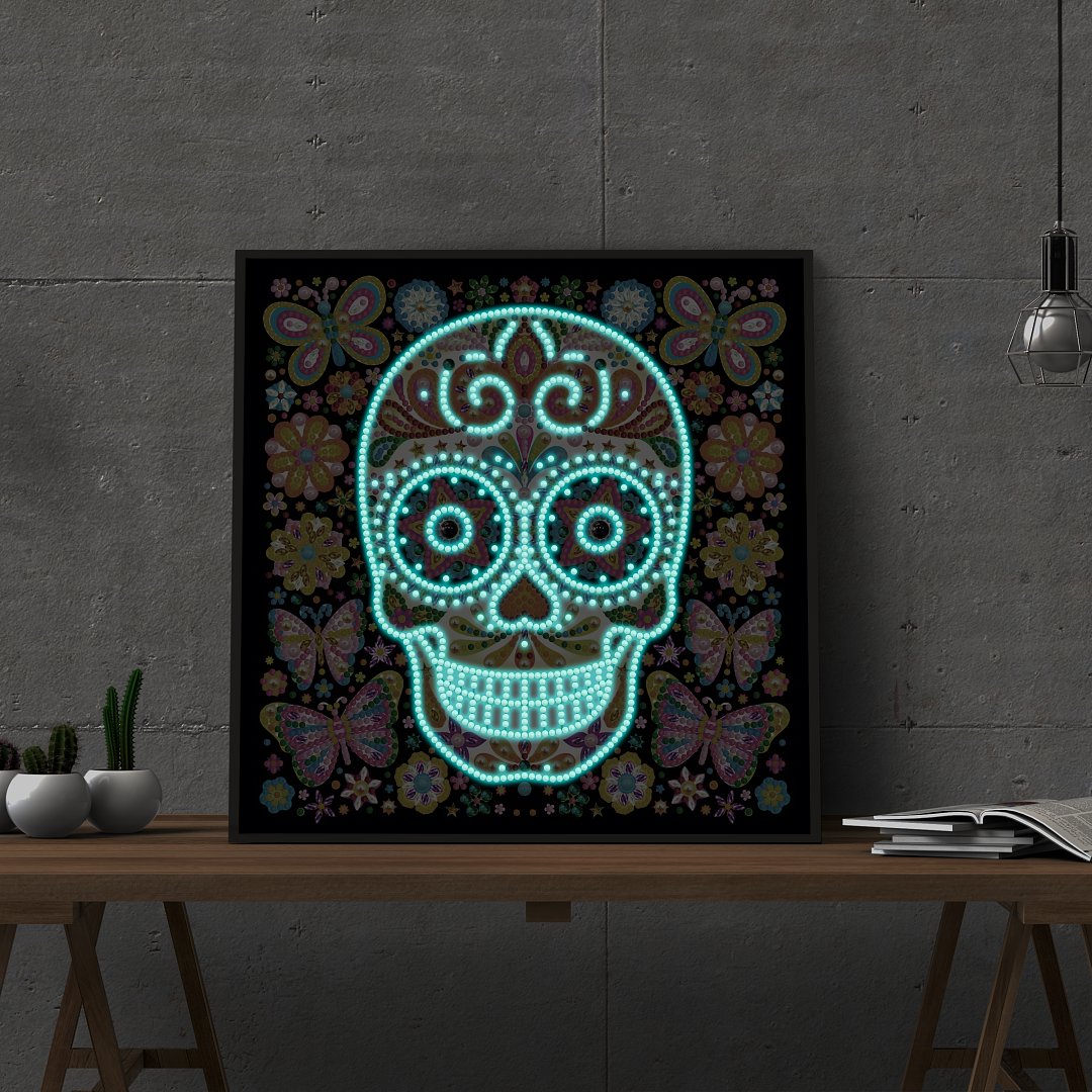 Skull | Luminous Diamond Painting Kits