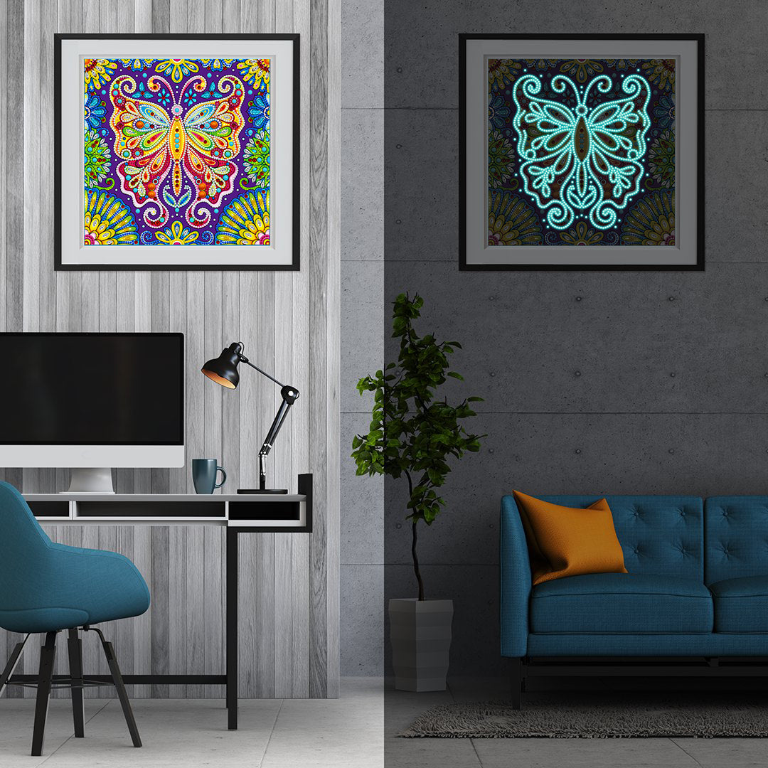 Butterfly | Luminous Diamond Painting Kits