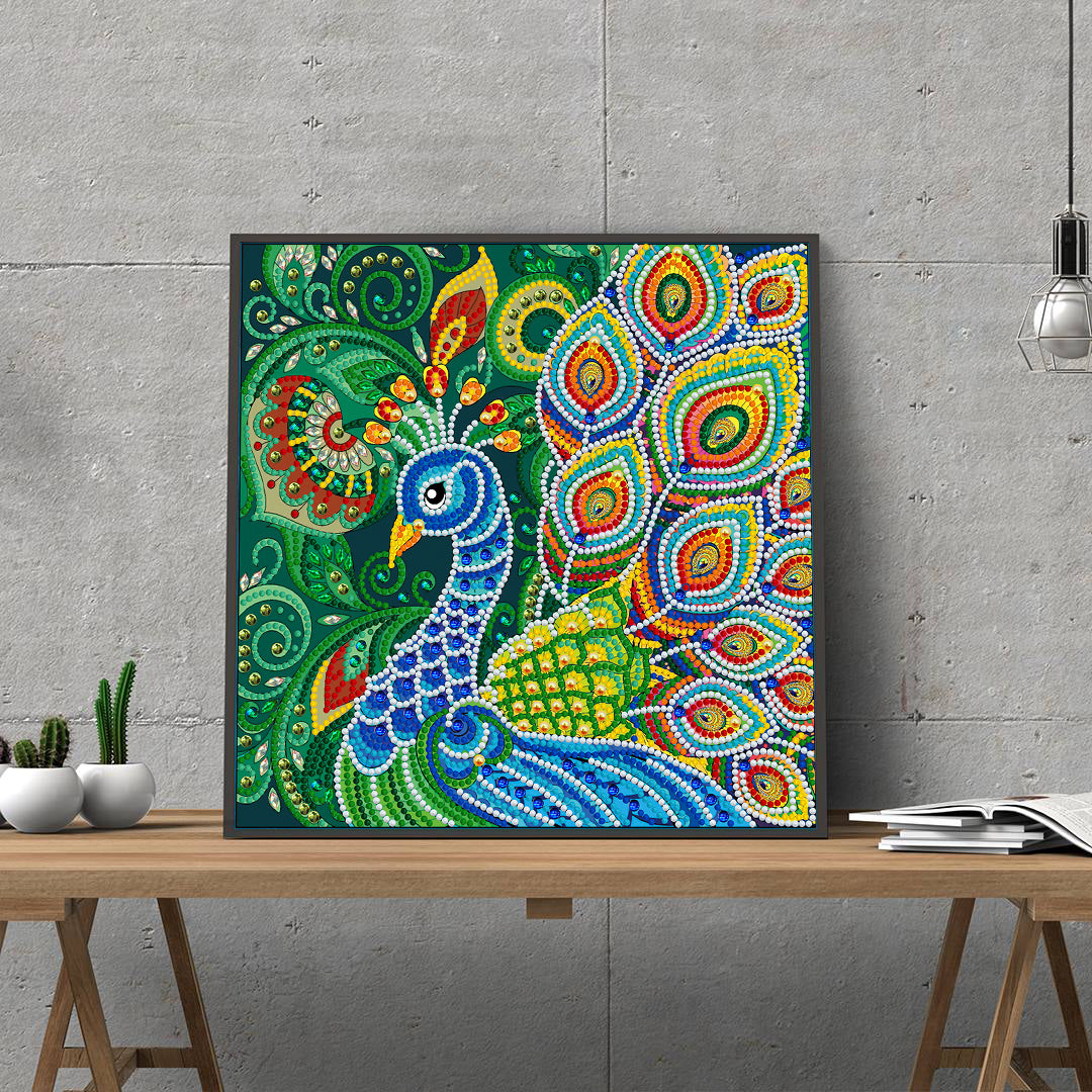 peacock | Luminous Diamond Painting Kits