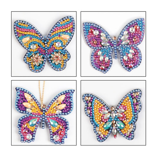 DIY Diamond Painting | Butterfly | Keychain Kit