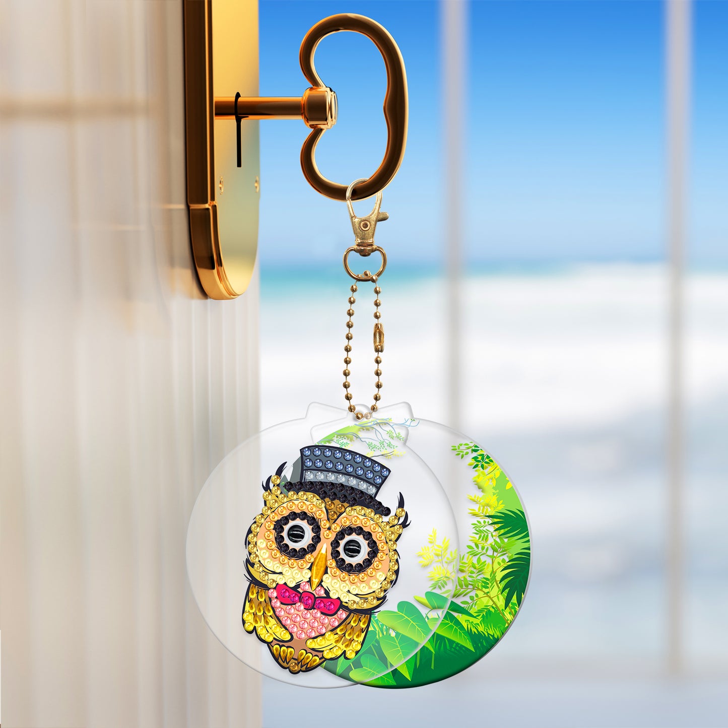 DIY keychain | Owl | Two Piece Set