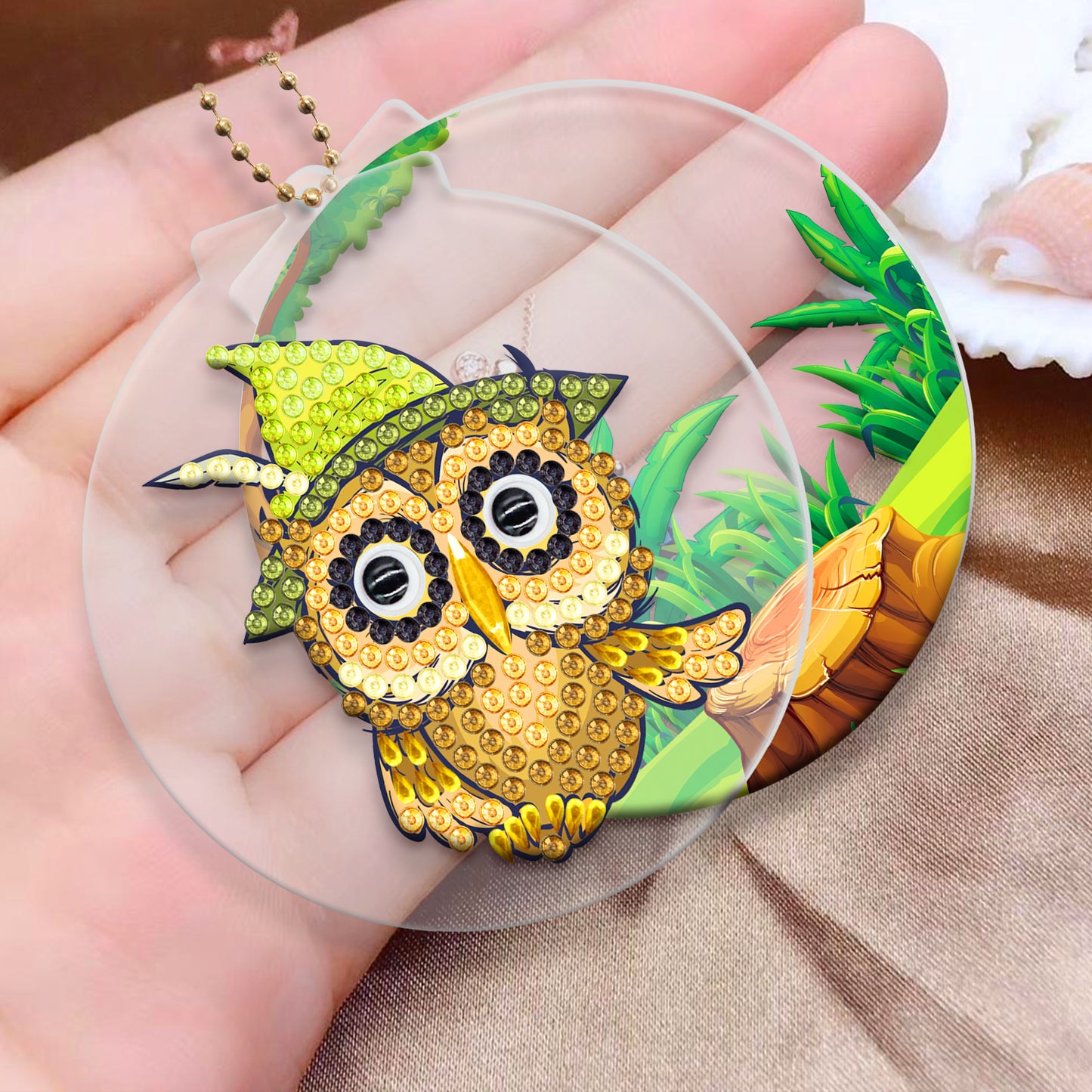 DIY keychain | Owl | Two Piece Set