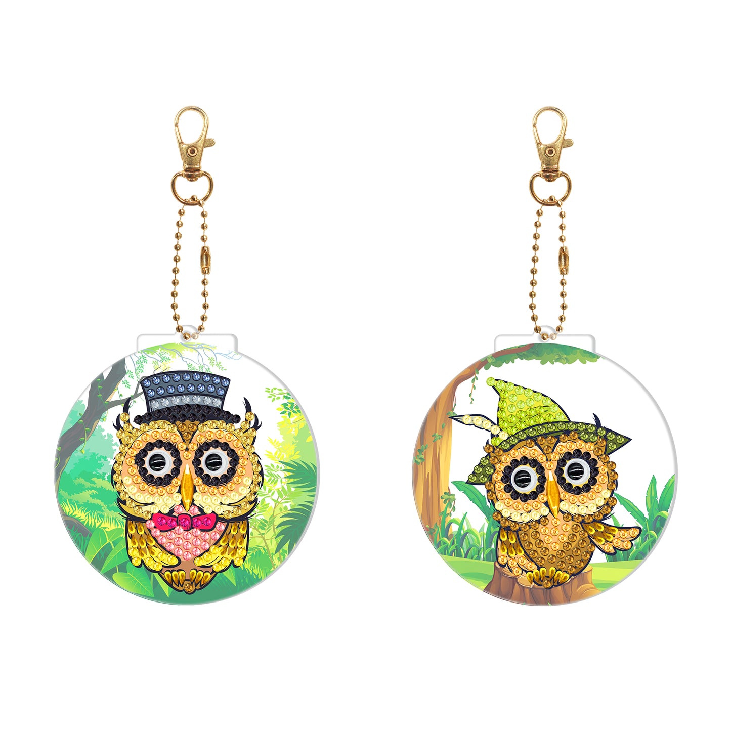 DIY keychain | Owl | Two Piece Set