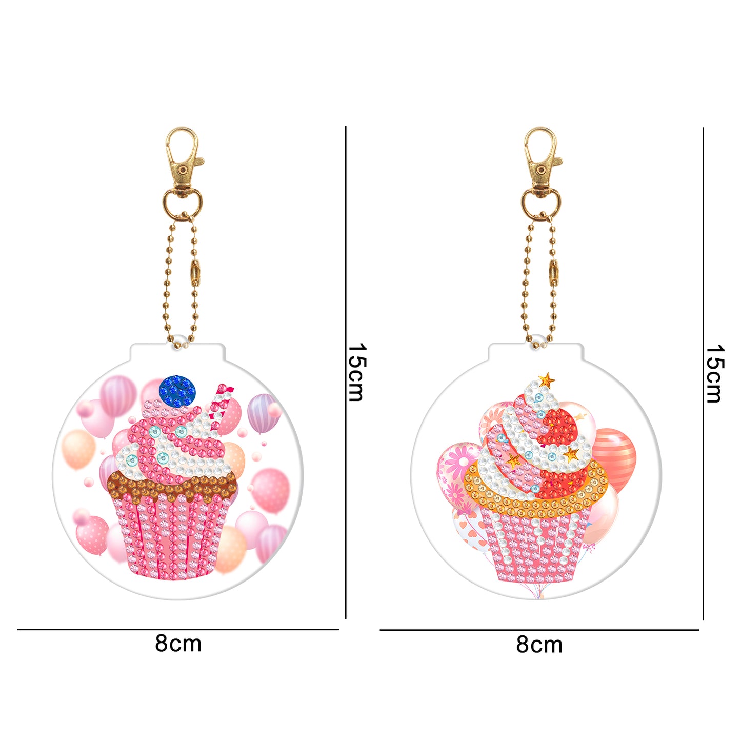 DIY keychain | Ice cream | Two Piece Set