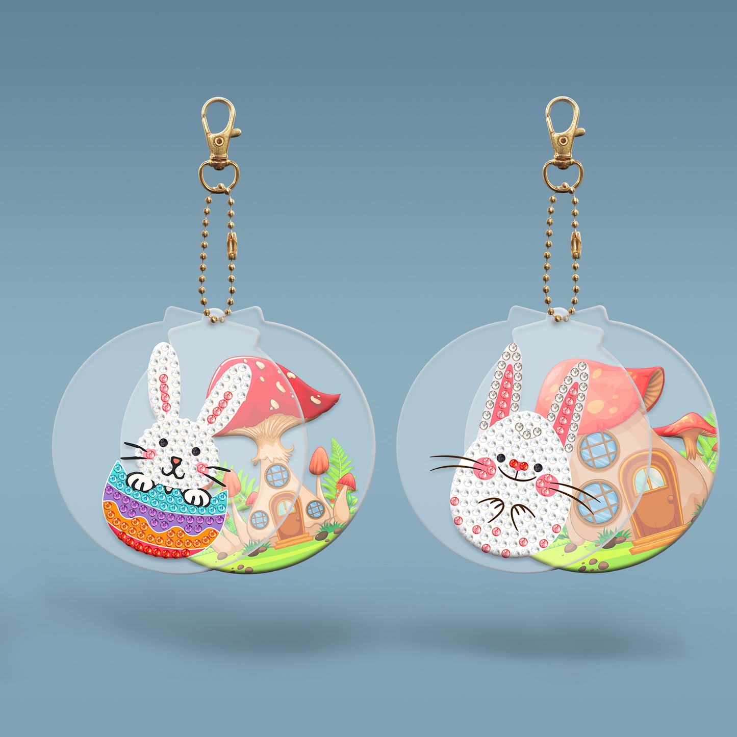 DIY keychain | Easter bunny | Two Piece Set