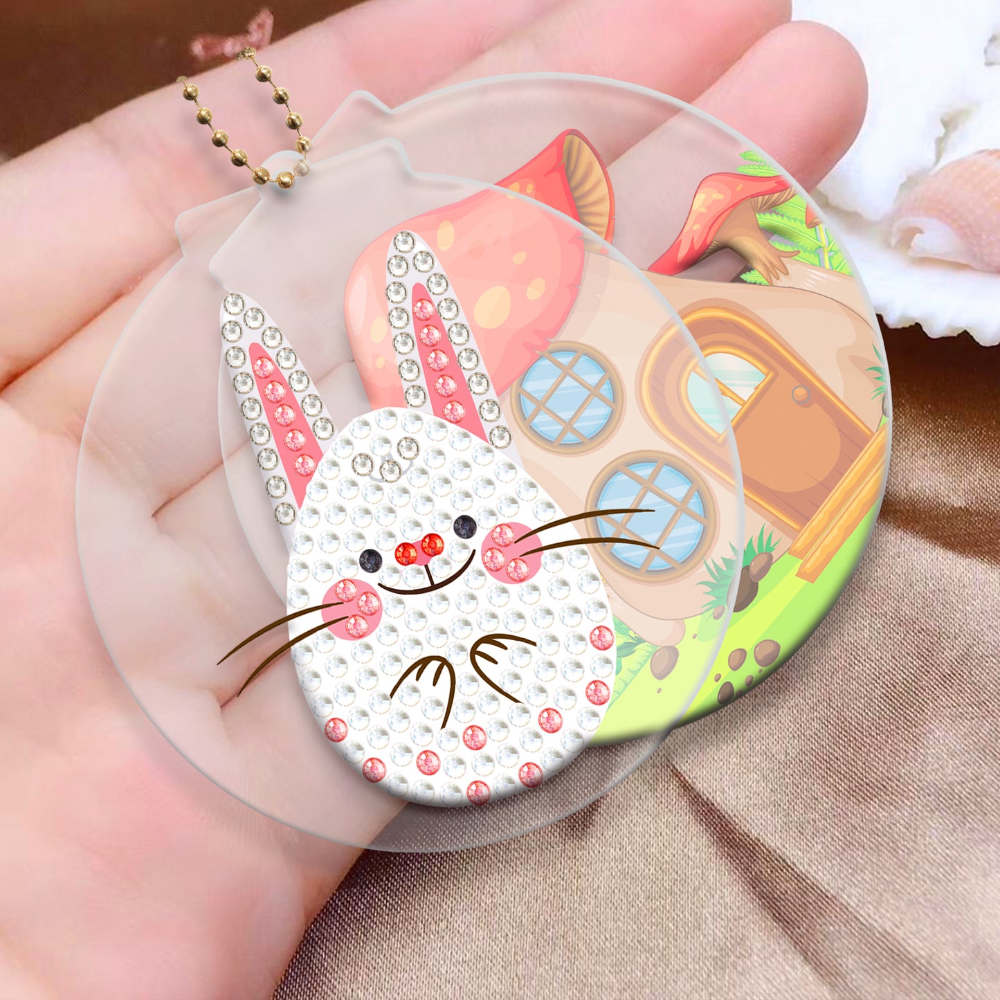 DIY keychain | Easter bunny | Two Piece Set