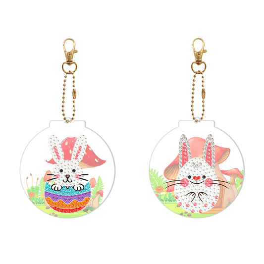 DIY keychain | Easter bunny | Two Piece Set