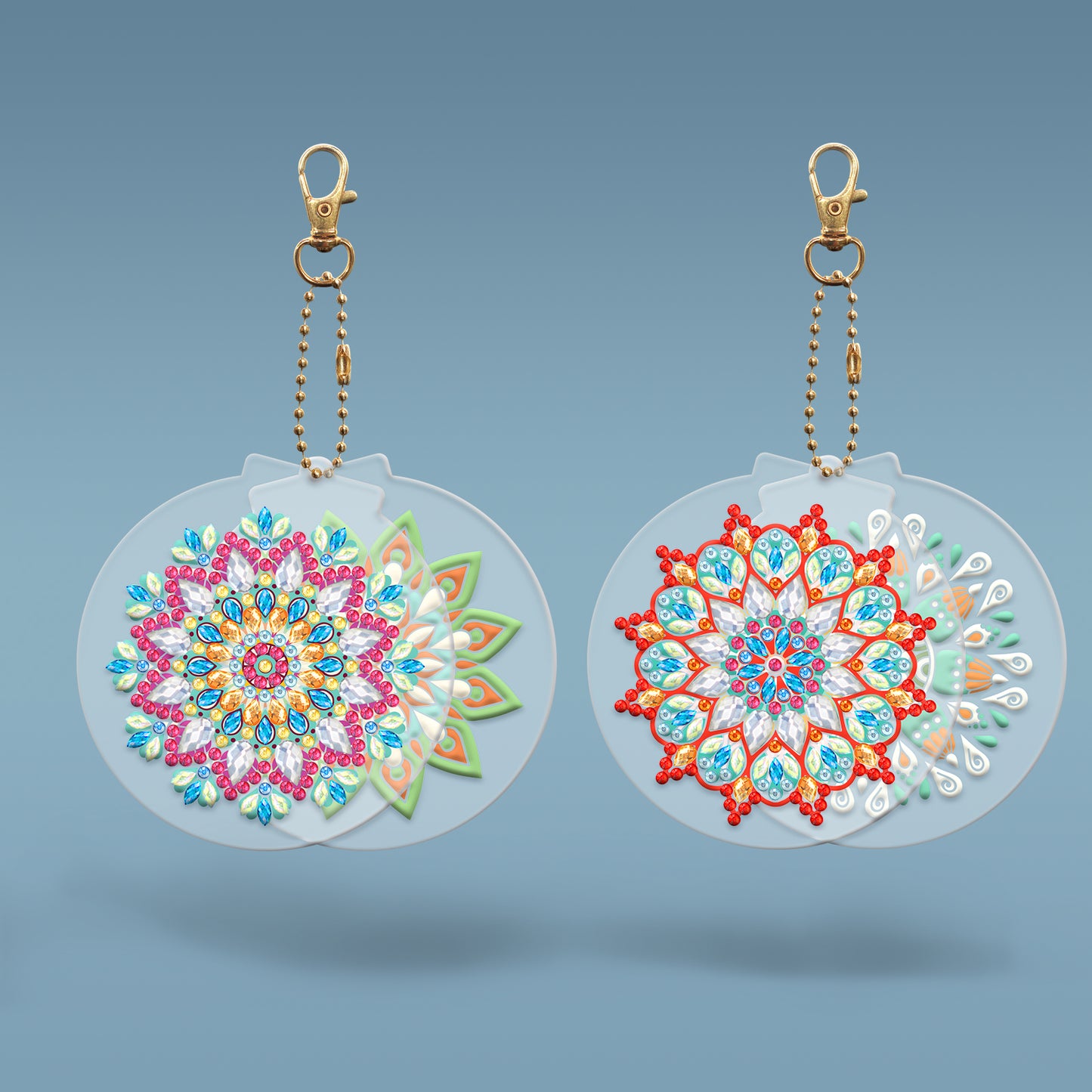 DIY keychain | Mandala | Two Piece Set