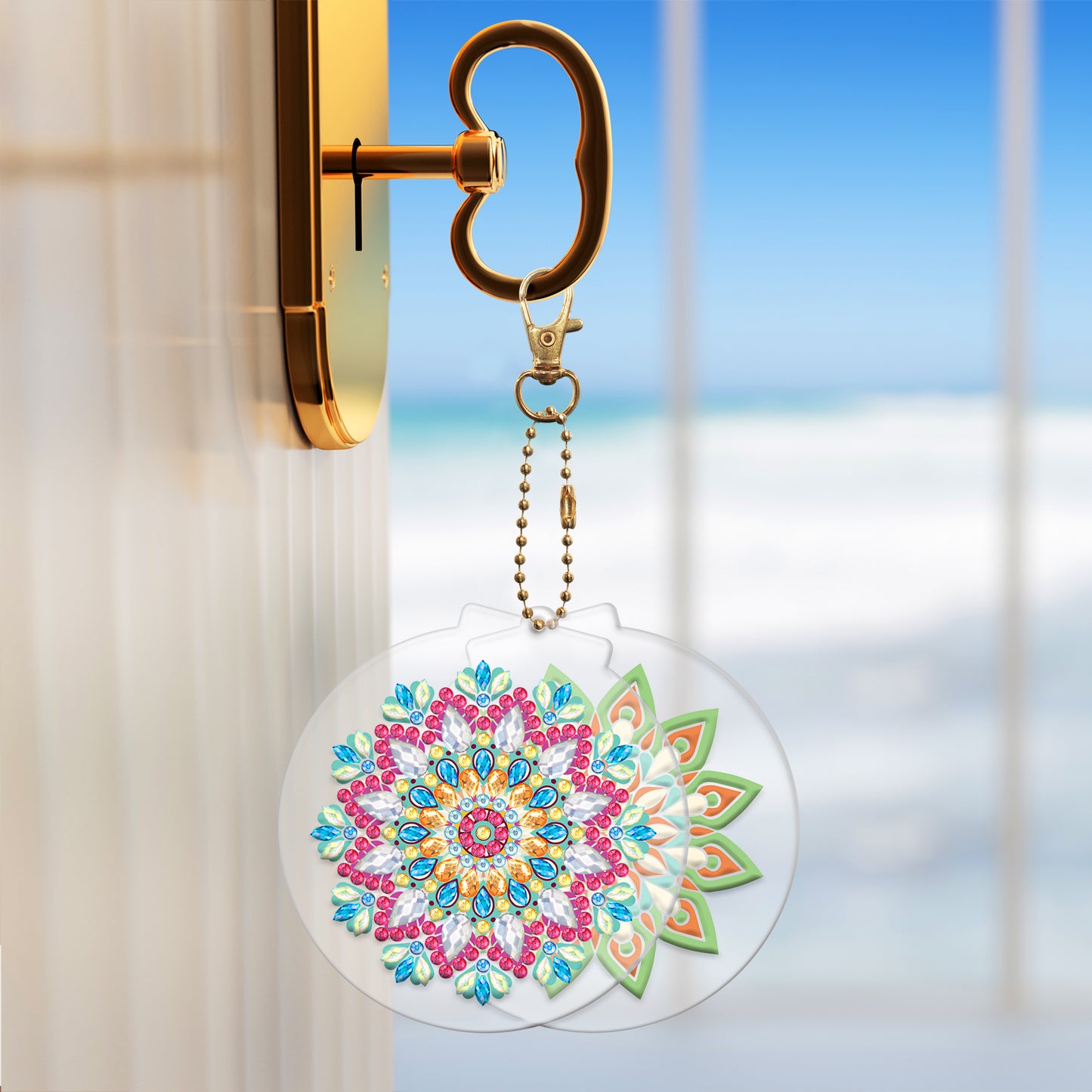 DIY keychain | Mandala | Two Piece Set