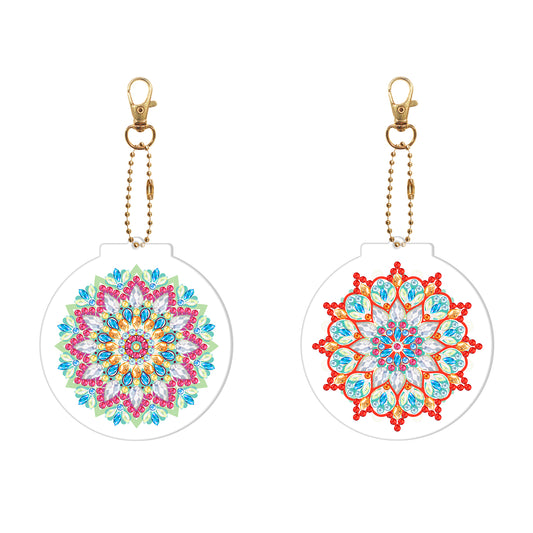 DIY keychain | Mandala | Two Piece Set