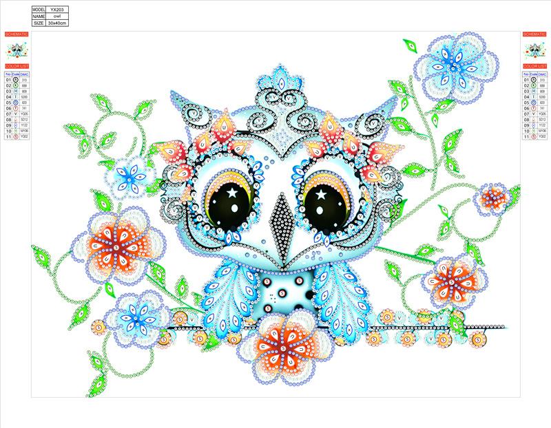 Owl | Special Shaped | Crystal Rhinestone Diamond Painting Kits