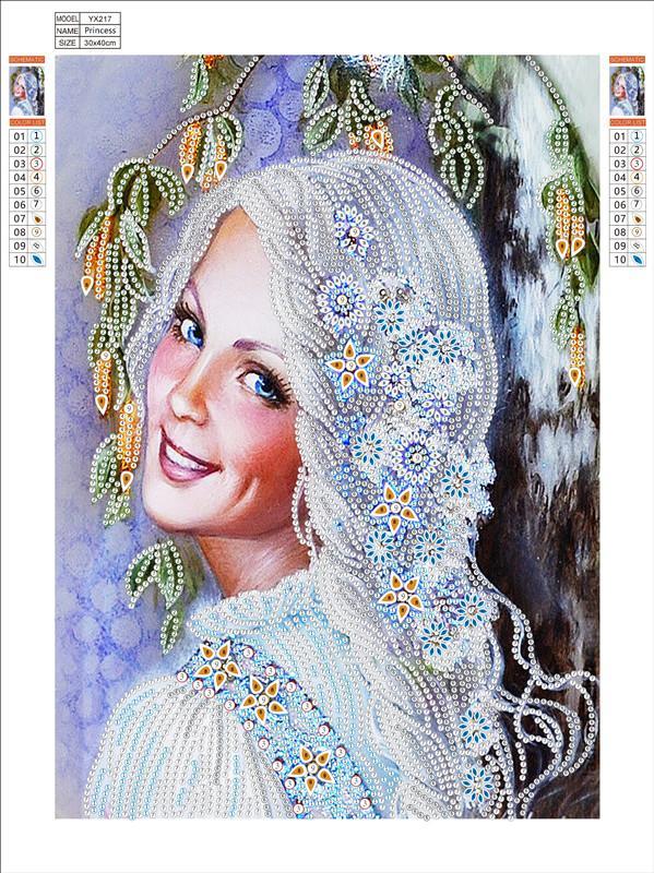 Indisches Mädchen | Speziell geformt | Crystal Strass Diamond Painting Kits 