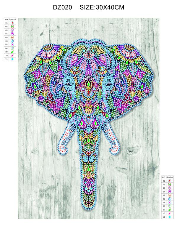 Elephant | Special Shaped | Crystal Rhinestone Diamond Painting Kits