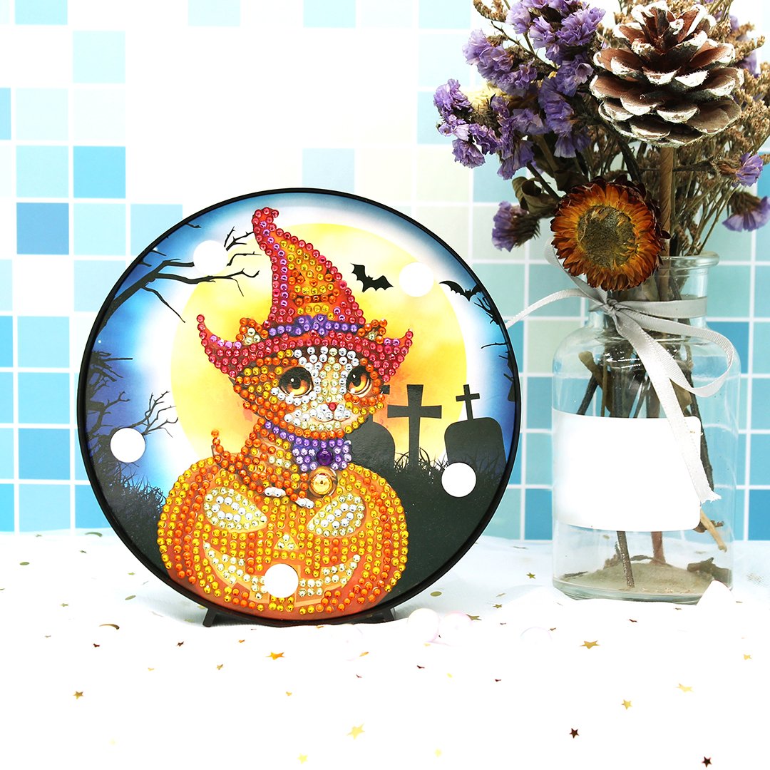 DIY diamond painting light dedicated full diamond LED night light | Halloween