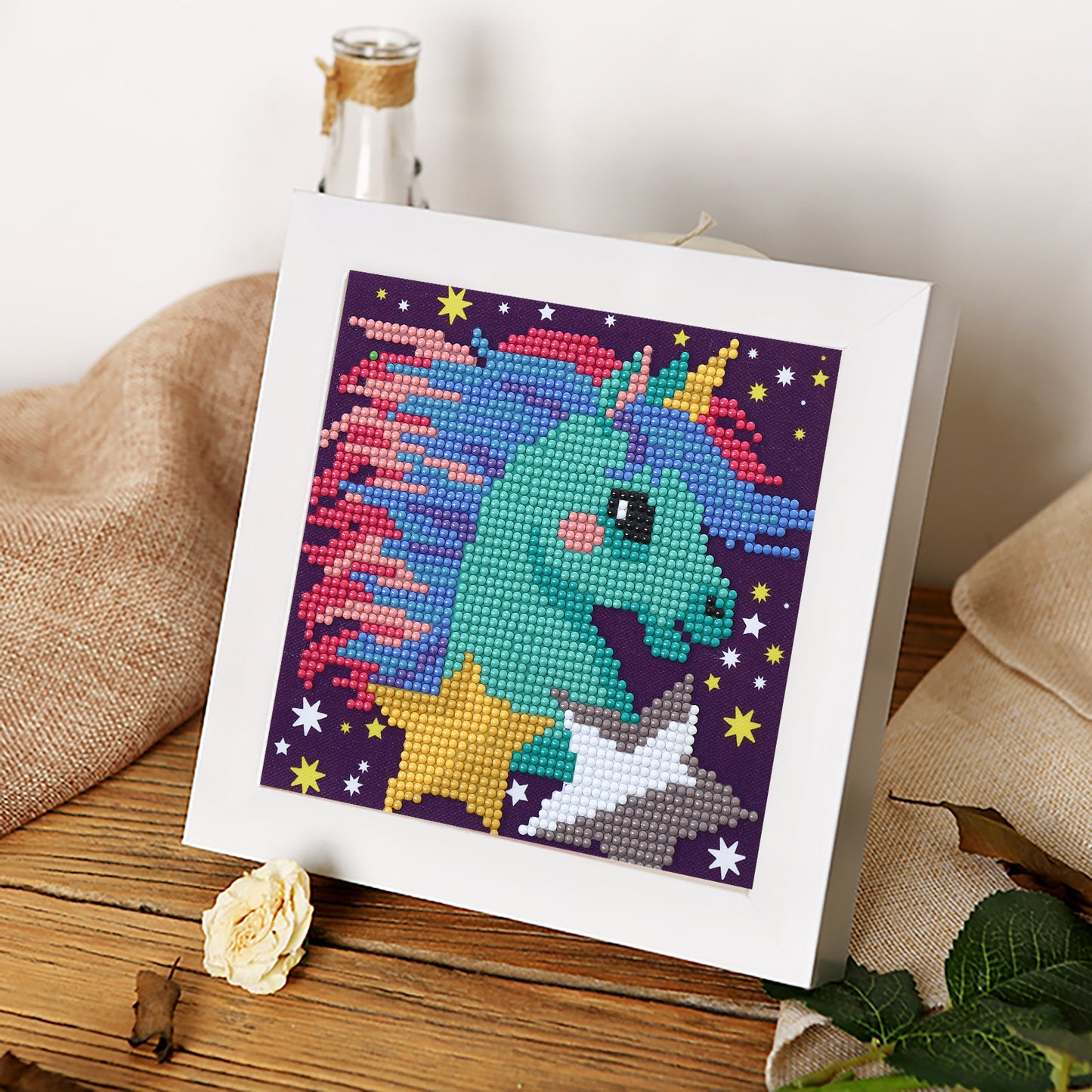 Children's Series-| unicorn | Diamond Painted-(Frameless)