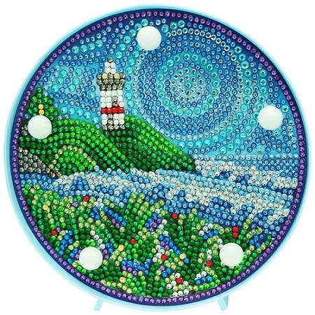 DIY diamond painting light dedicated full diamond LED night light | lighthouse