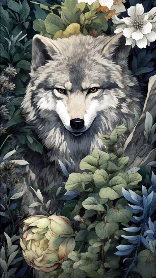 AB Diamond Painting    |  Wolf