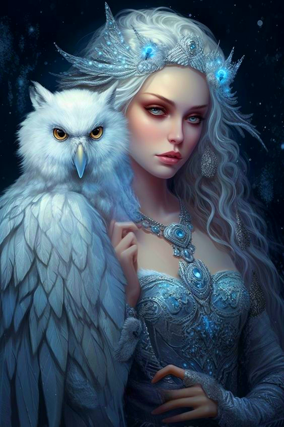 AB Diamond Painting  |  Owl And Beauty