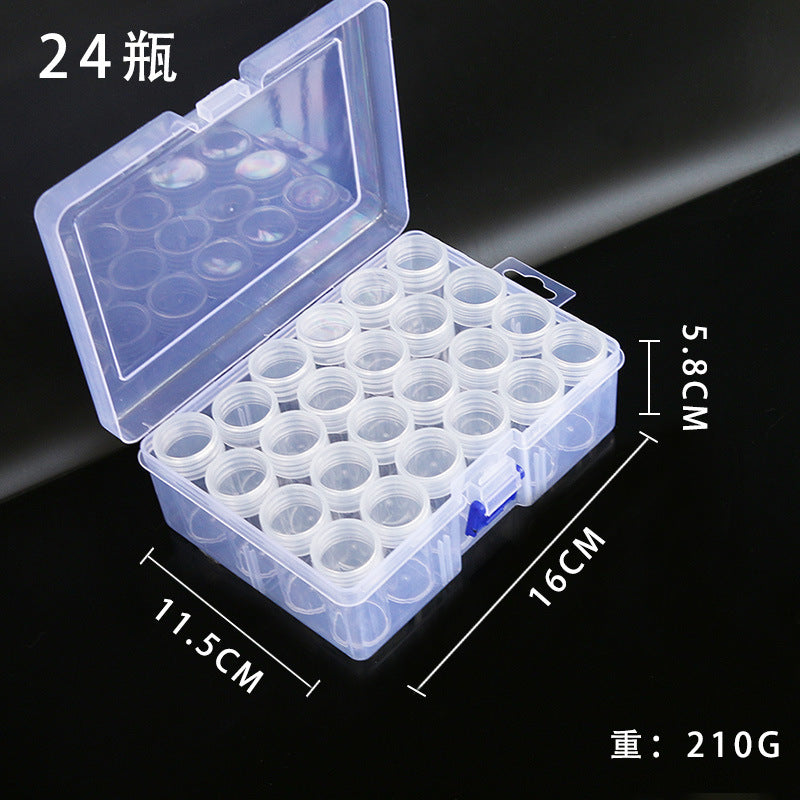 Slots Bottles Diamond Painting Storage Box tool | Give away stickers | tool