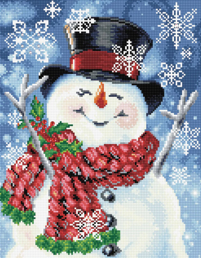 Full Round/Square Diamond Painting Kits | Snow man