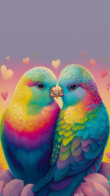 AB Diamond Painting    |  Lovebirds