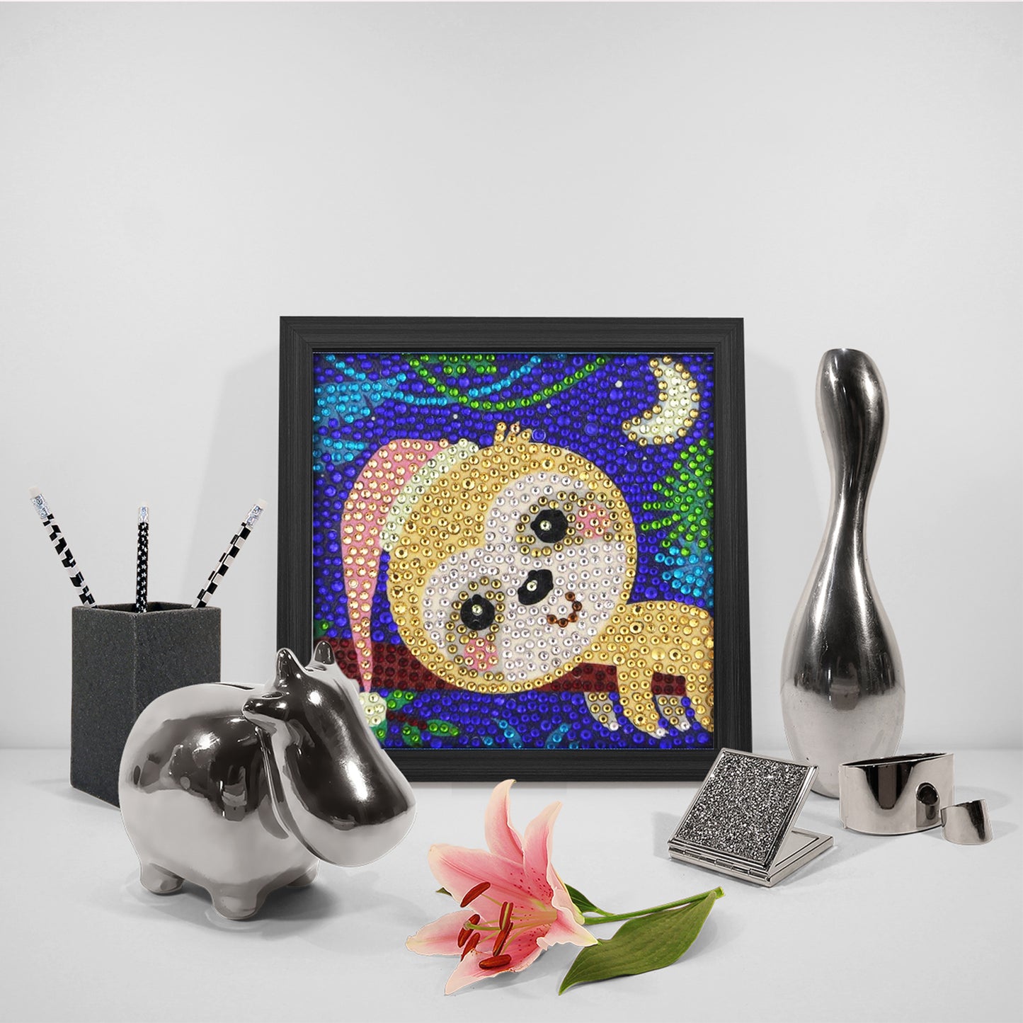 Children's Series-| sloth | Crystal Rhinestone Full Diamond Painted-(Frameless)