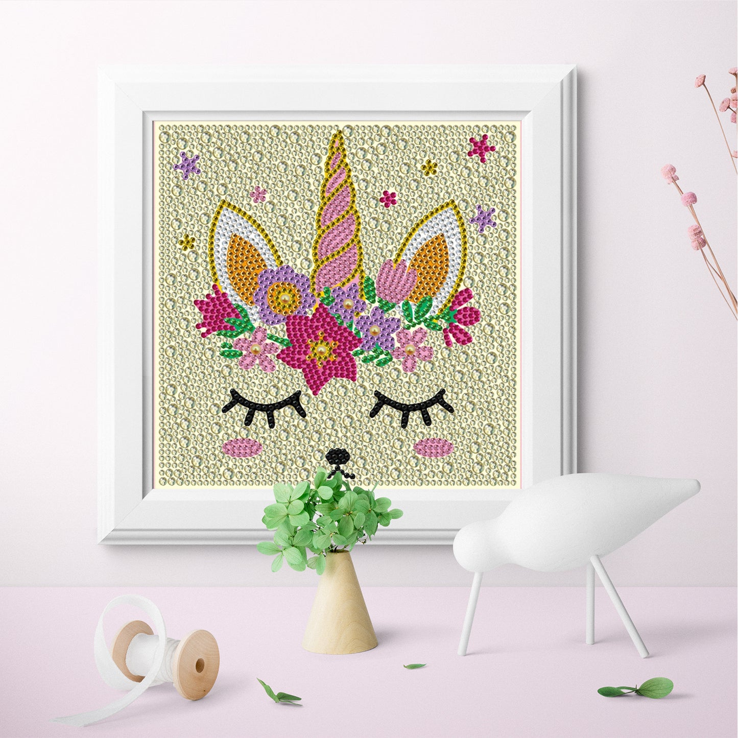 Children's Series-| unicorn | Crystal Rhinestone Full Diamond Painted-(Frameless)