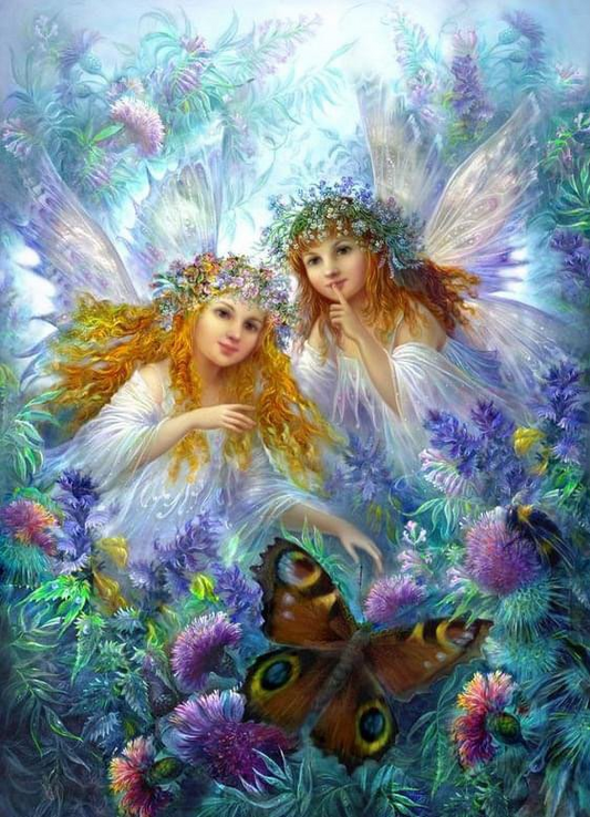 AB Diamond Painting  |  Butterfly Fairy