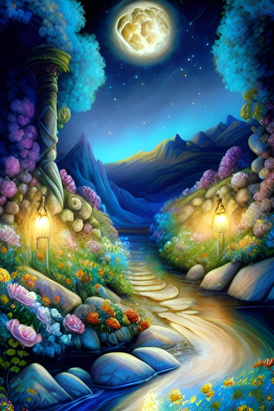 AB Diamond Painting  |  Night Scenery