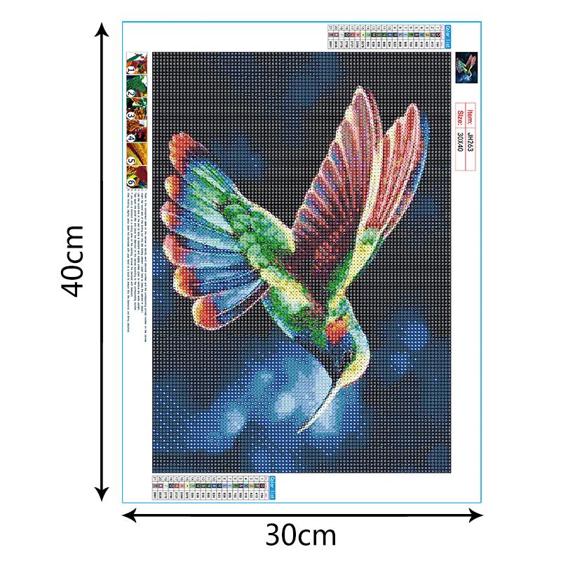 Hummingbird | Full Round Diamond Painting Kits