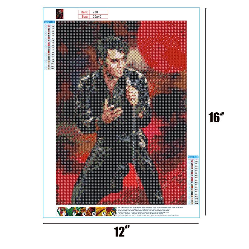 Elvis  | Full Round Diamond Painting Kits