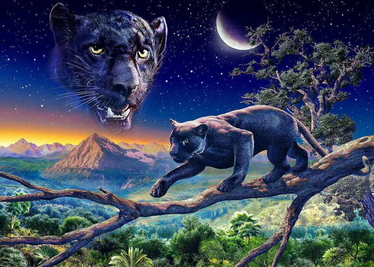 AB Diamond Painting  |  Twilight Panther