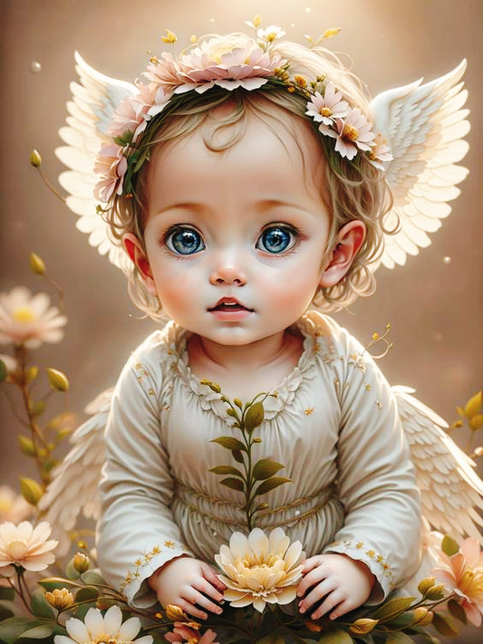 AB Diamond Painting  |  Angel Baby