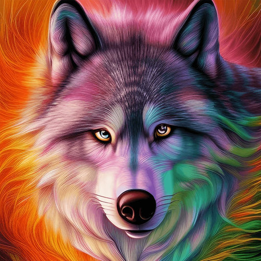 AB Diamond Painting  |  Color Wolf