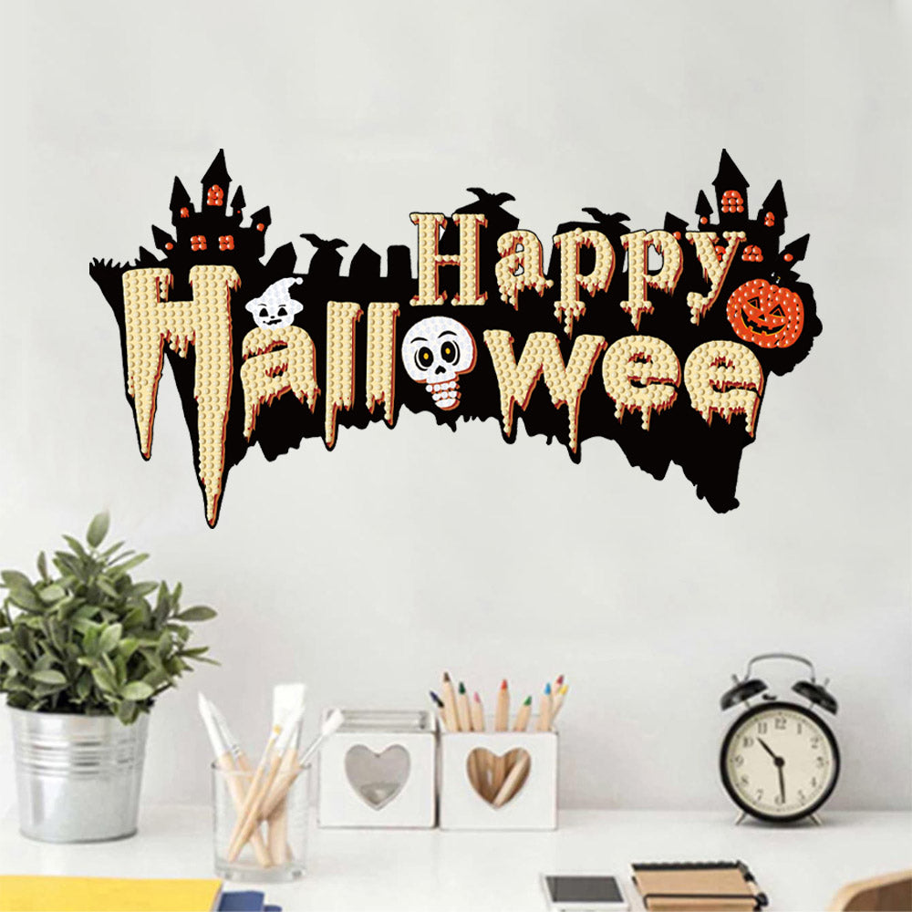 DIY Diamond Painting Stickers Wall Sticker | Halloween