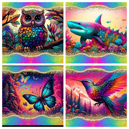 AB Diamond Painting    | Colorful Animals