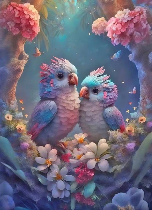 AB Diamond Painting |  Lovebirds